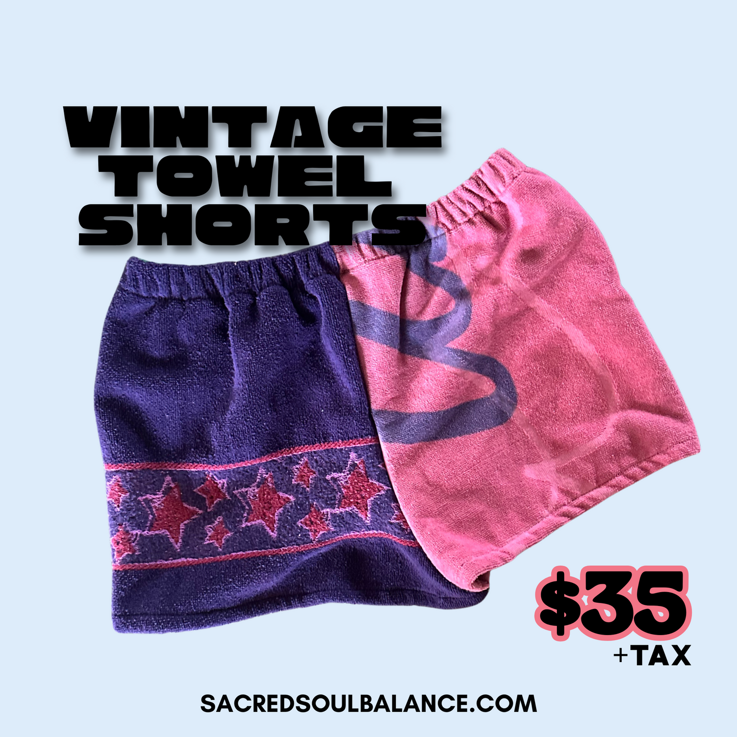 Handmade Towel Shorts