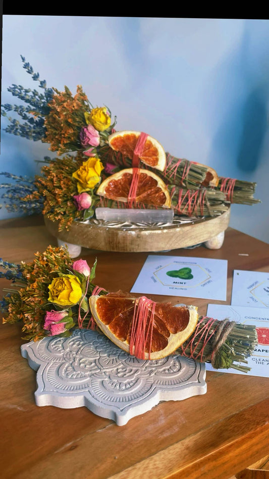 Smudge Stick: Grapefruit, Mint, Lavender