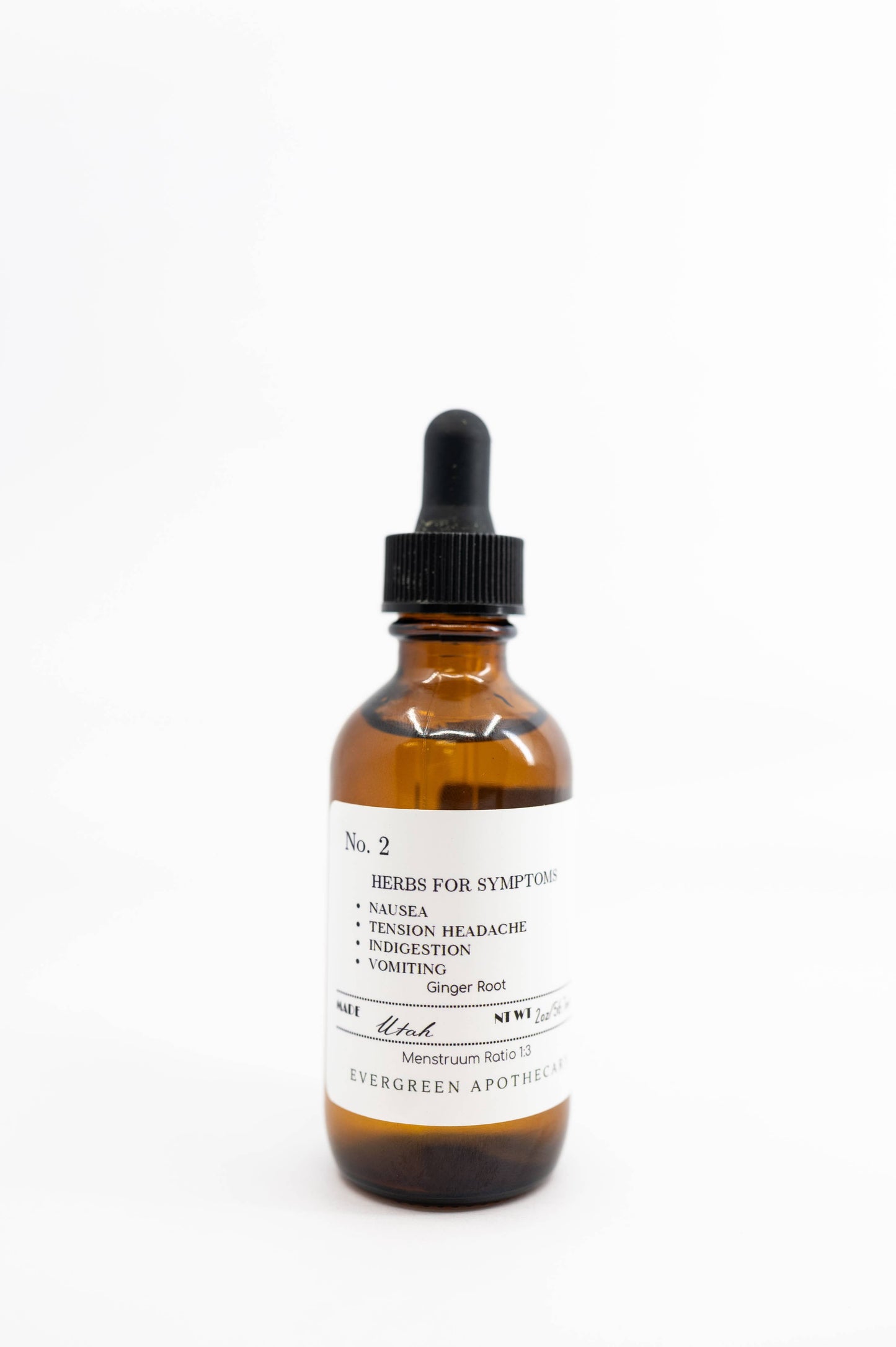 Nausea Tincture, Herbs for Symptoms No.2