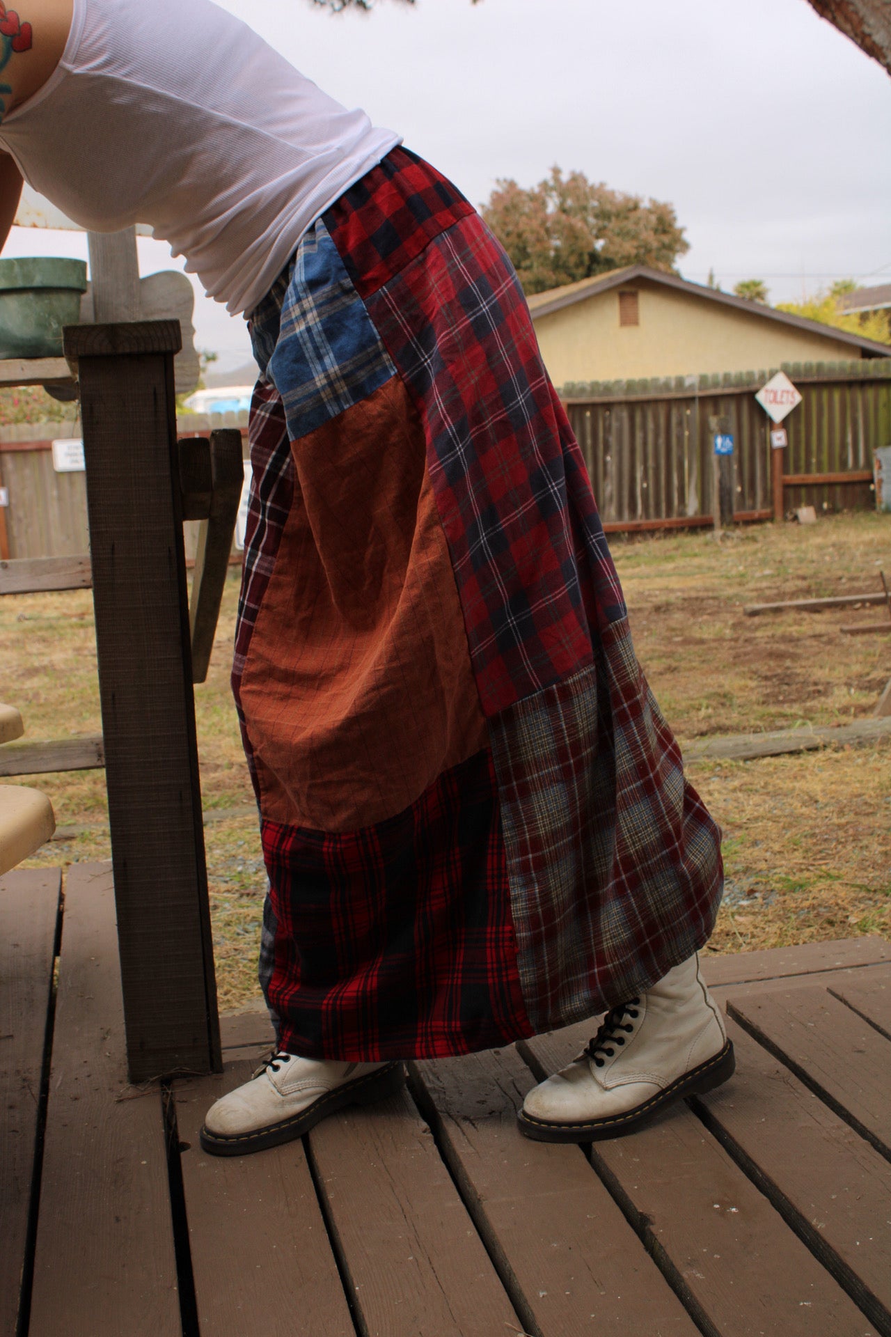 Flannel Handmade Skirt/Dress