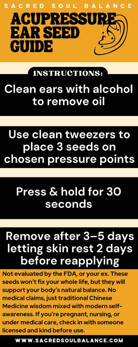 Acupressure Gold Ear Seeds (40-pack)