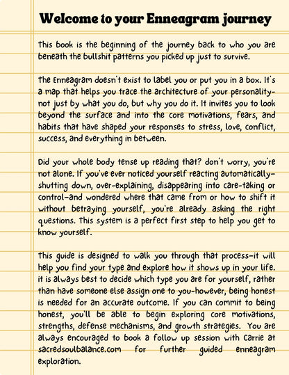 WTF is my Enneagram Type Print