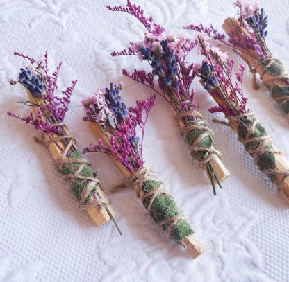 Smudge Stick: Palo Santo Sage & Lavender Bouquet