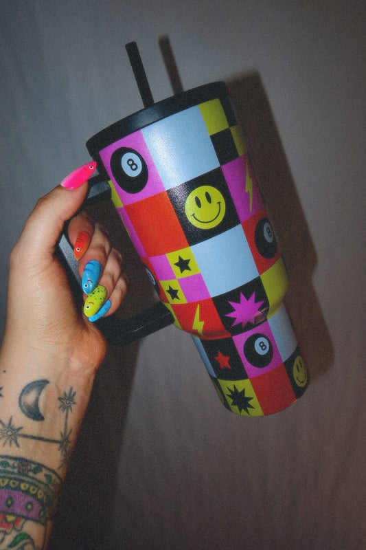 Checkered Tumbler 30oz.