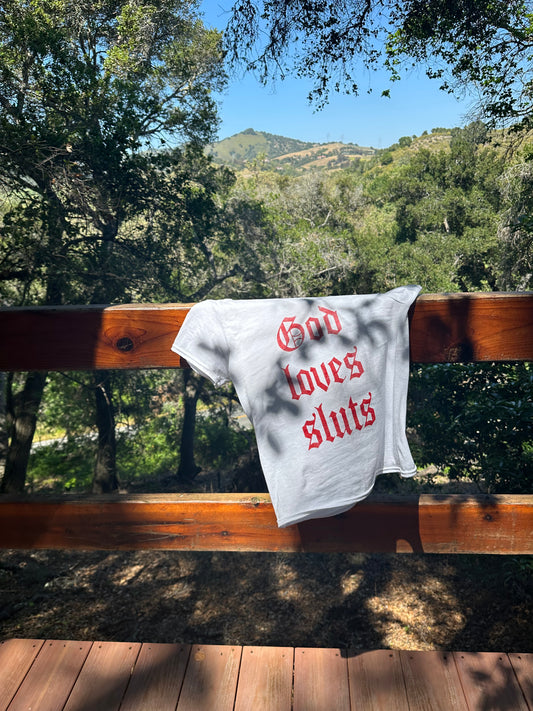 God Loves Sl*ts Baby T-Shirt