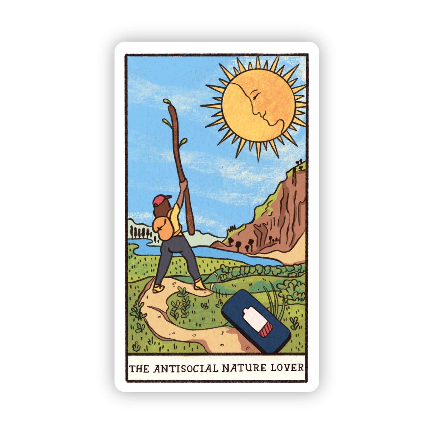 Tarot Card Sticker - 21 DIFFERENT THEMES!