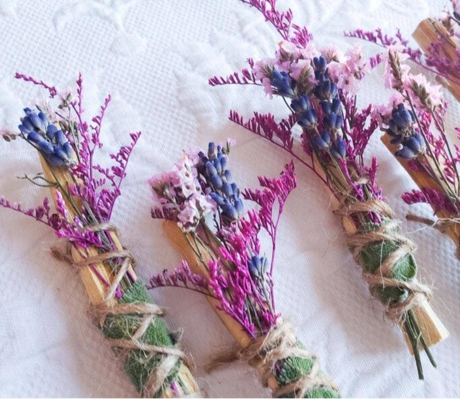 Smudge Stick: Palo Santo Sage & Lavender Bouquet