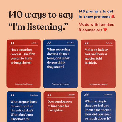 Preteens Are Human Deck (Ages 11-13+)