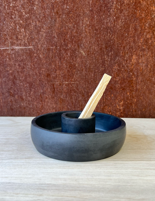 Smudge Dish - black or rust