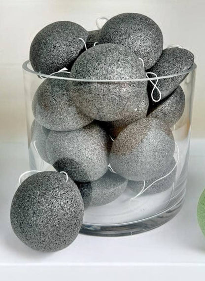 Natural Vegetable Root Face Sponge - set of 2