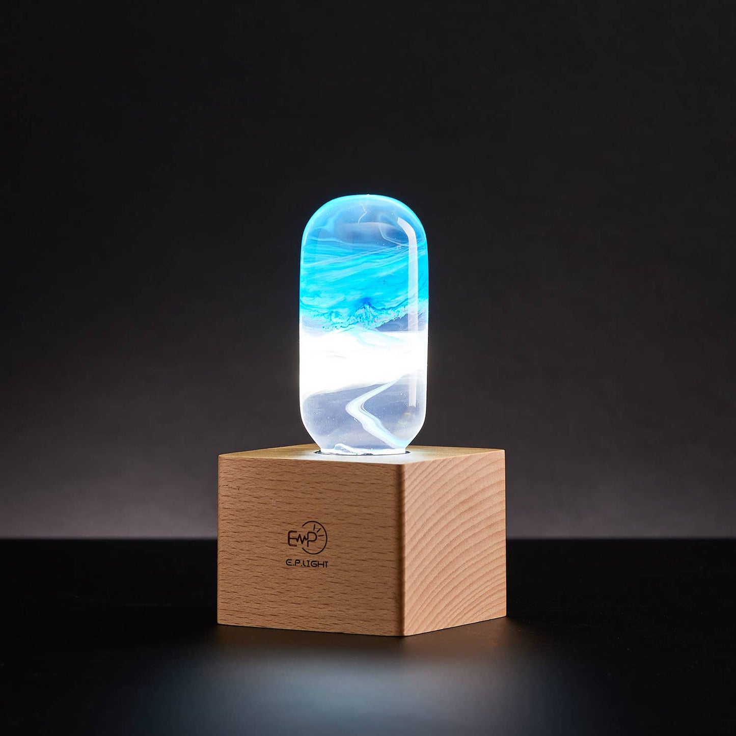 Resin Led Bulb // Blue