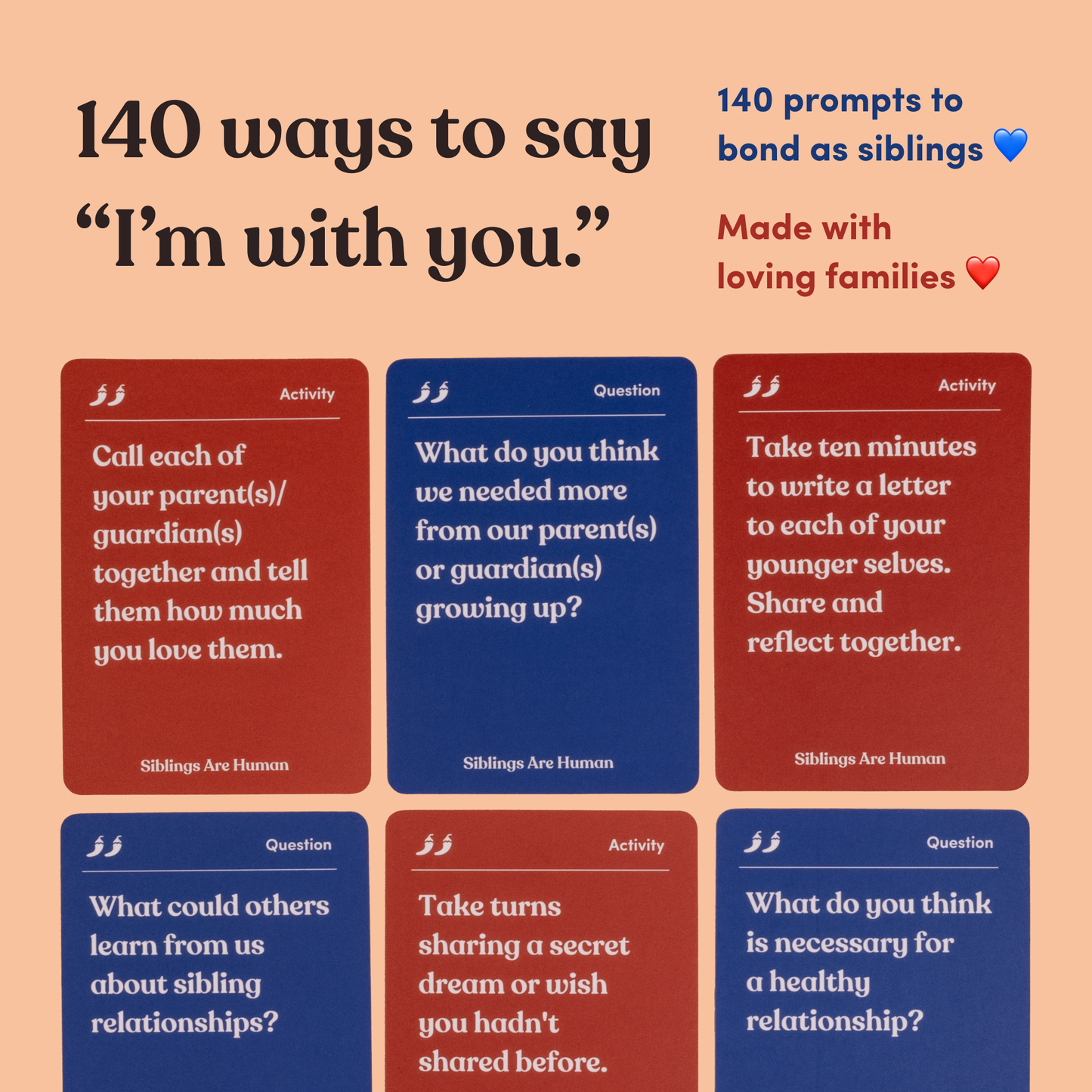 Siblings Are Human Deck