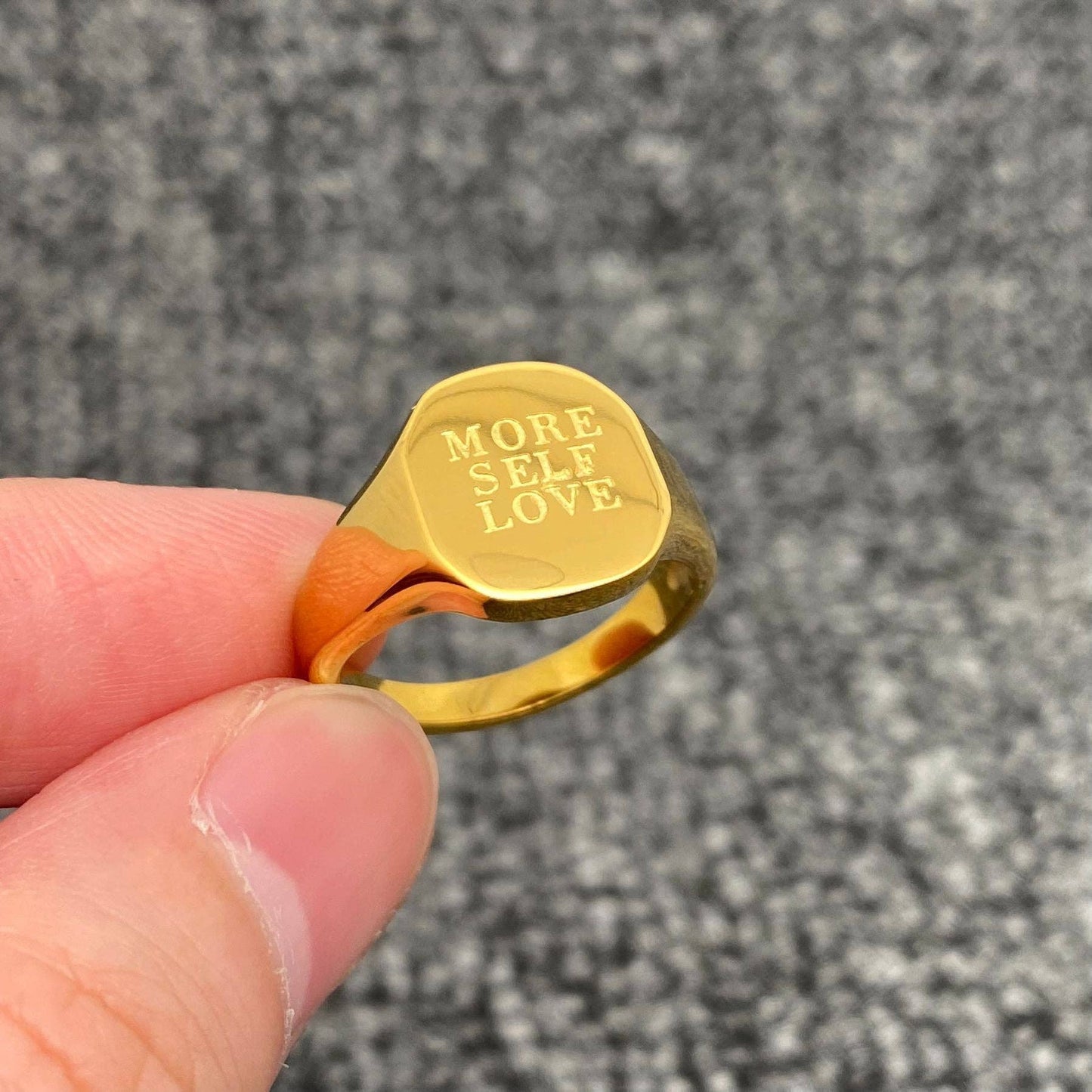 More Self Love 18K Gold Plated Ring