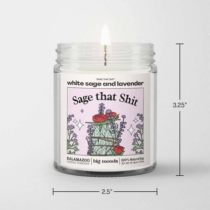 Soy Candle "Sage That Shit"