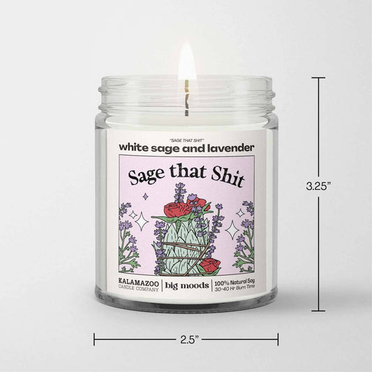 Soy Candle "Sage That Shit"
