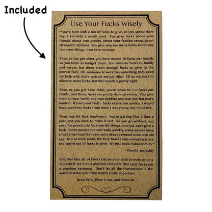 Jar of F*cks Small