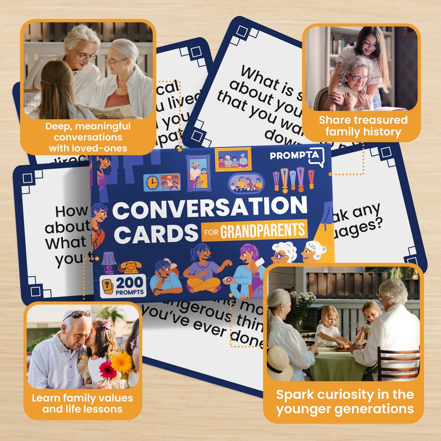 Conversation Cards for Grandparents