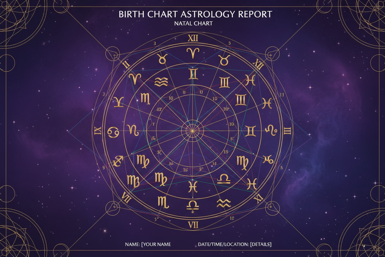 birth chart astrology report image