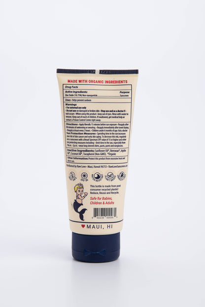 Raw Love Sunscreen 3oz Tube