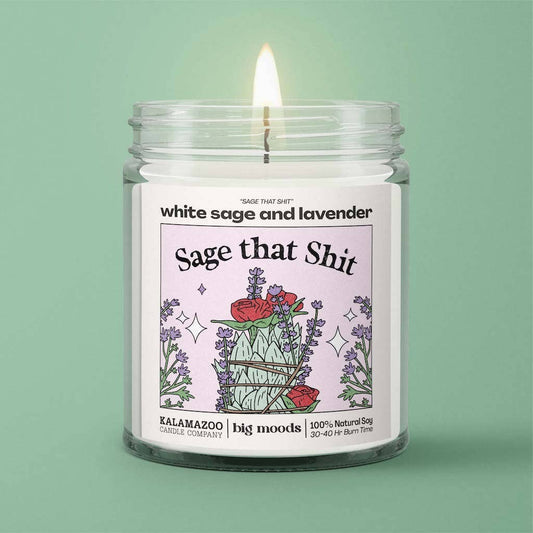 Soy Candle "Sage That Shit"