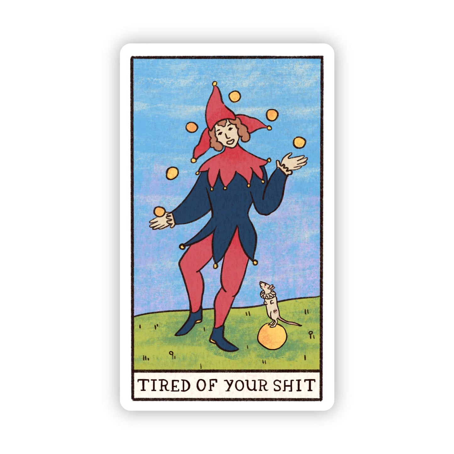 Tarot Card Sticker - 21 DIFFERENT THEMES!