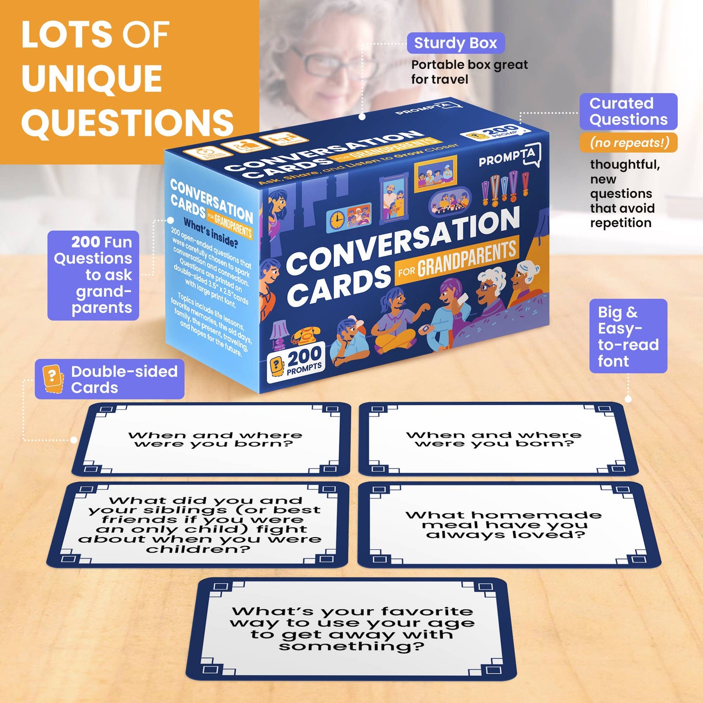 Conversation Cards for Grandparents