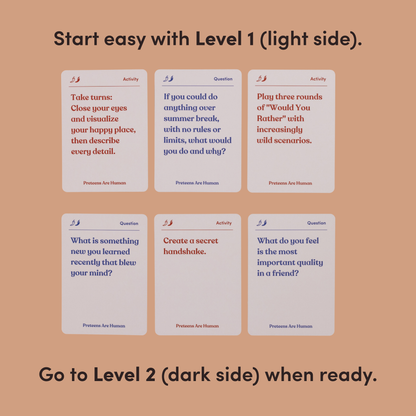 Preteens Are Human Deck (Ages 11-13+)